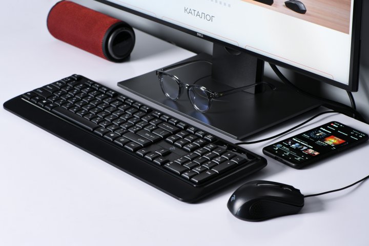 Комплект Клавиатура +мышь проводная 2Е MK404 USB Black - фото 9