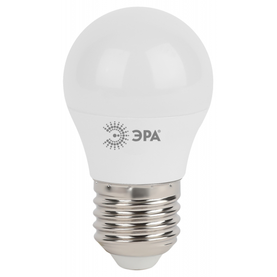 Лампа светодиодная ЭРА Standart led P45-7W-827-E27 2700K - фото 3