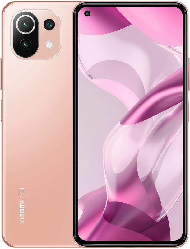 Смартфон Xiaomi 11 Lite 5G NE 6GB 128GB, (Peach Pink) Розовый - фото 1