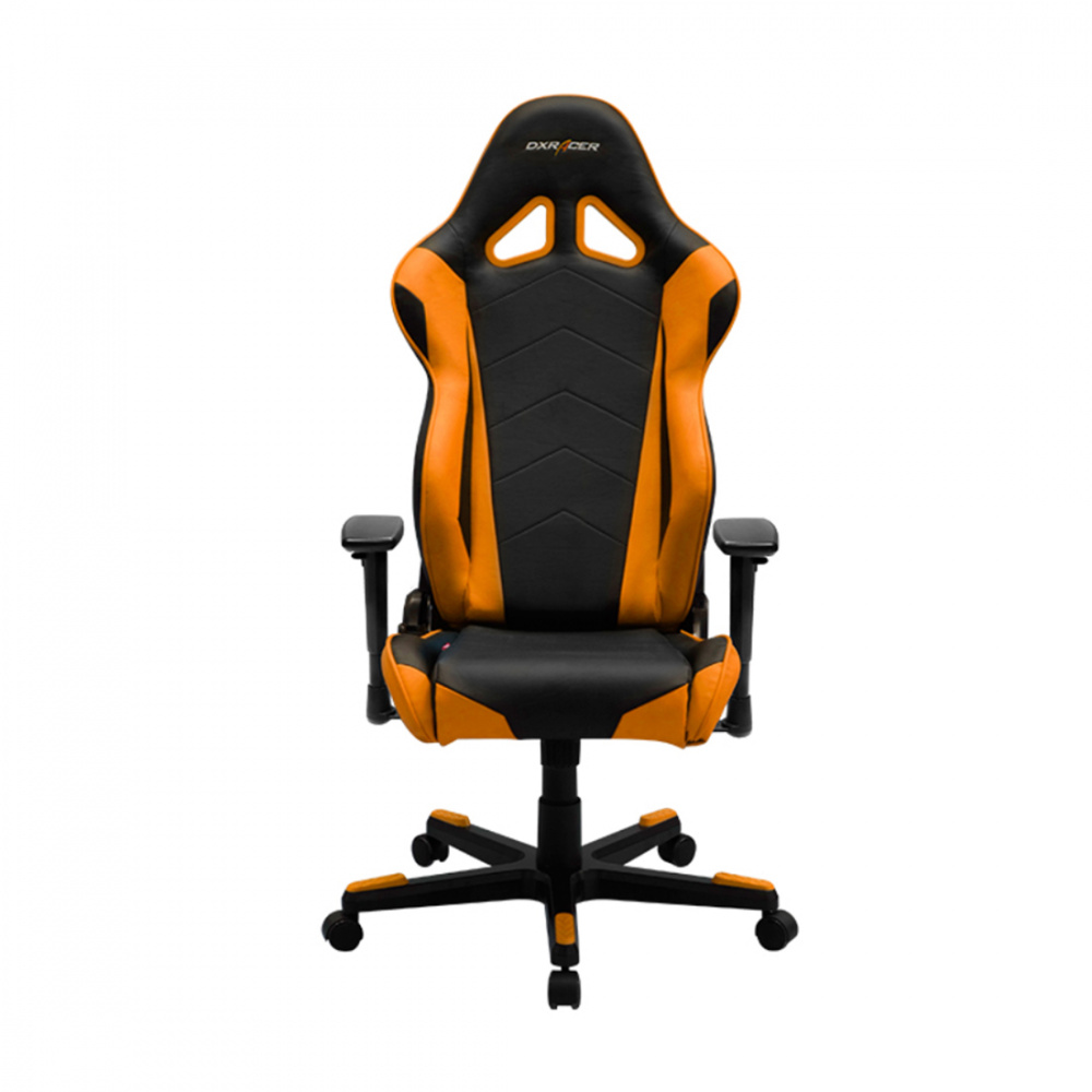 Игровое компьютерное кресло, DX Racer, OH/RE0/NO, Черный-оранжевый