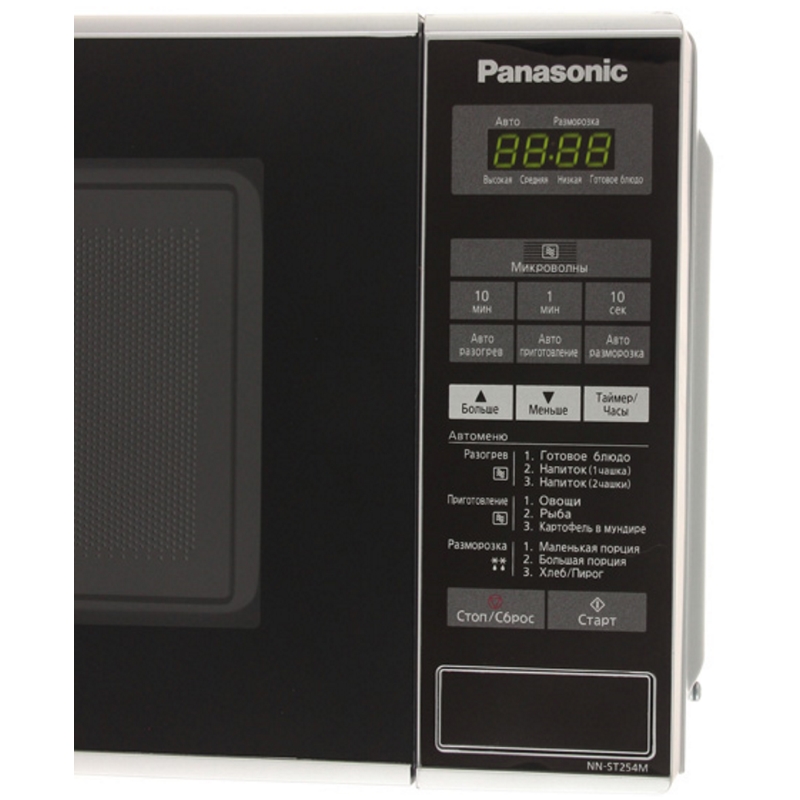 Микроволновая печь Panasonic NN-ST254MZPE серебристая - фото 3