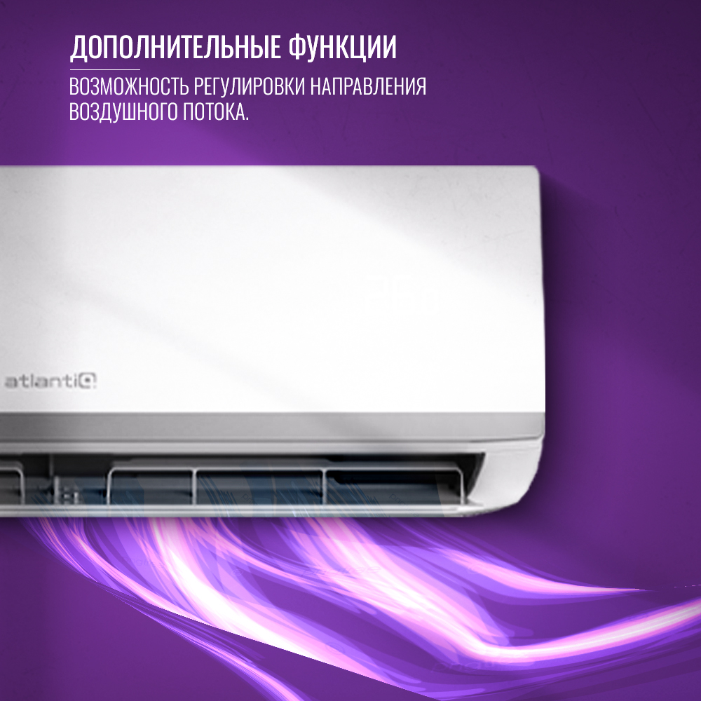 Мульти-сплит система Atlantiq A3OE-27HRN8-Q + ASAGI-09HRFN8 + ASAGI-12HRFN8 + ASAGI-12HRFN8 - фото 7