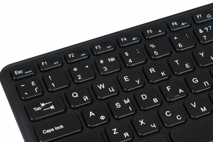 Клавиатура 2E TOUCH KEYBOARD KT100 WL Black - фото 6