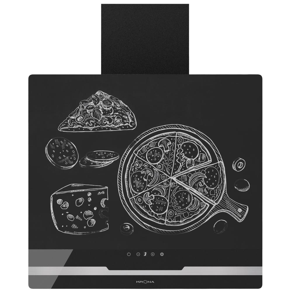 Вытяжка Krona DOMENIKA 600 BLACK/INOX S - фото 11