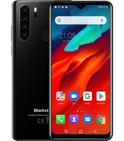 Смартфон Blackview A80 Plus 4/64Gb Dual SIM Black + Смарт-часы Blackview X1 Nodic 512Kb+64Mb Silver - фото 2