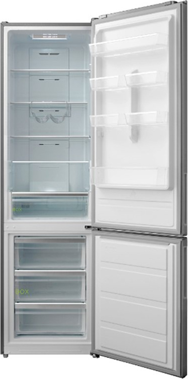 Холодильник Midea MDRB489FGE02O серебристый + Пылесос Midea 15K синий - фото 5