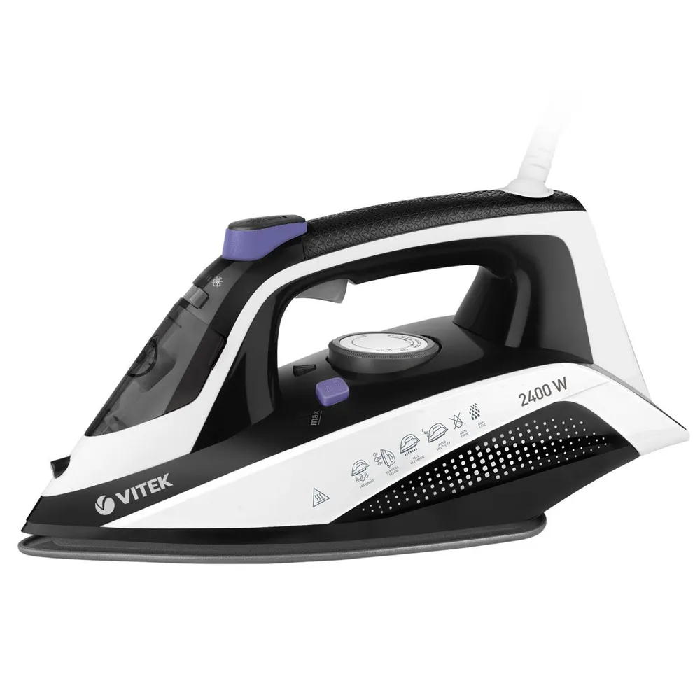 Утюг Vitek VT-8360 Prive черный/белый