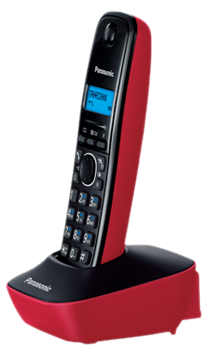 Телефон Panasonic KX-TG1611CAR, красный - фото 4
