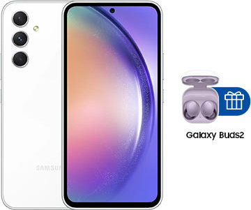 

Смартфон Samsung Galaxy A54 5G 6/128GB White + Galaxy Buds2 SM-R177NZWACIS White