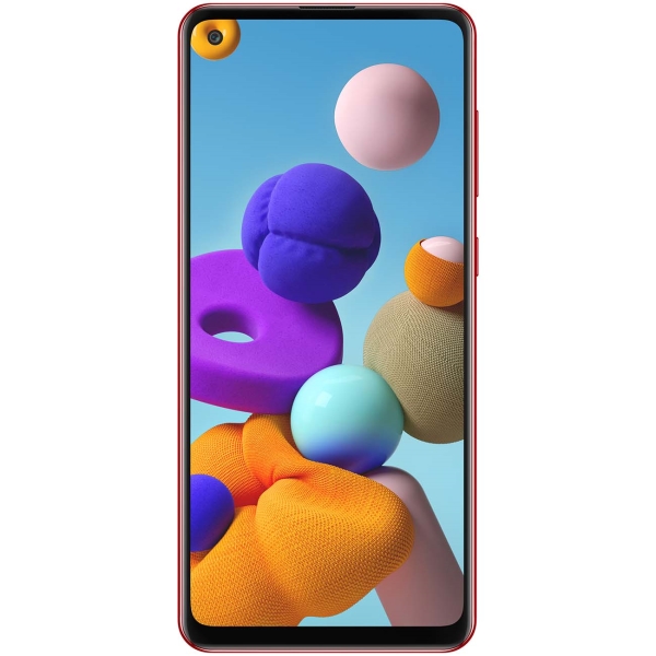 Смартфон Samsung Galaxy A21S 3/32Gb Red - фото 2