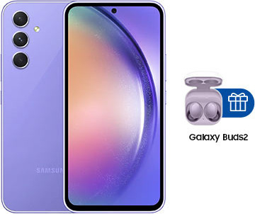 Смартфон Samsung Galaxy A34 5G 6/128GB фиолетовый + Galaxy Buds2 SM-R177NLVACIS Violet - фото 1