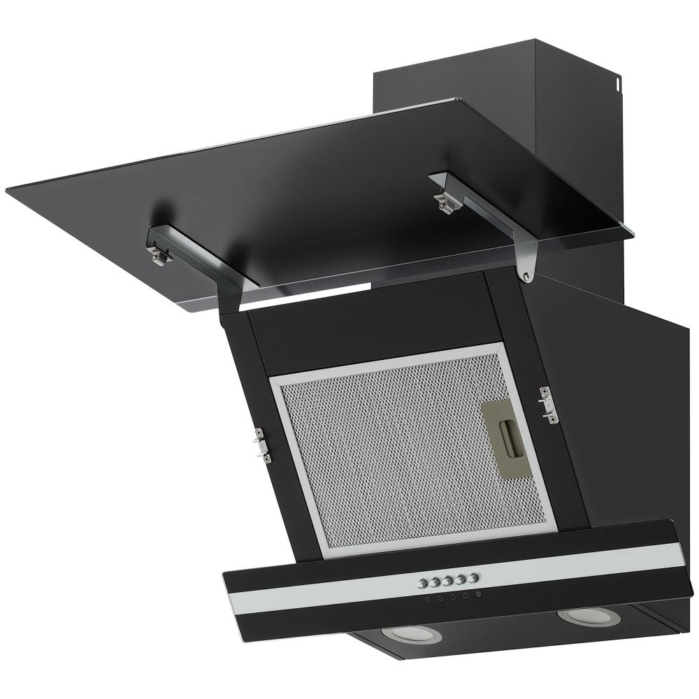 Вытяжка наклонная Krona IRMA A 600 black PB - фото 12