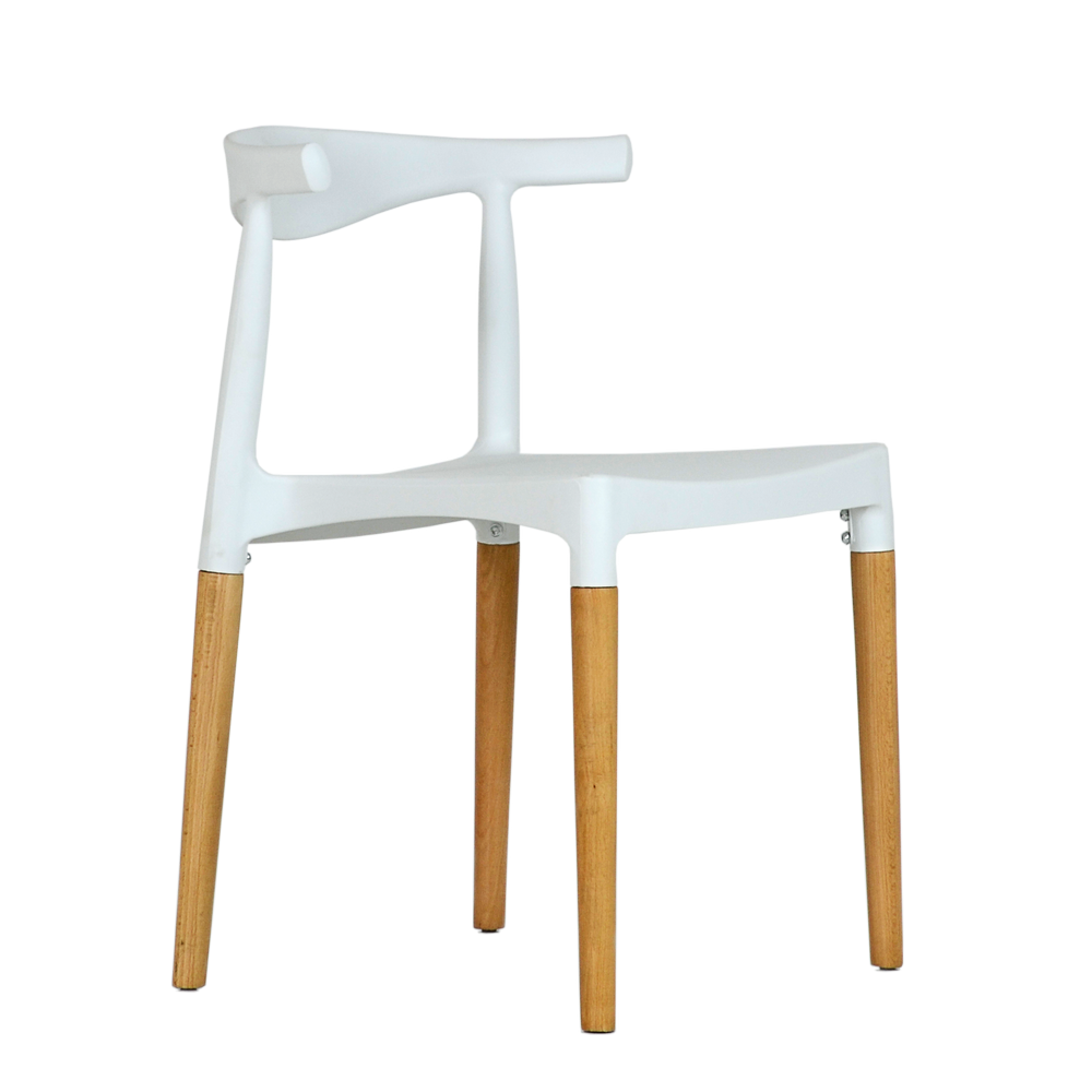 

Стул Barneo N-219 Elbow, интерьерный кухонный белый