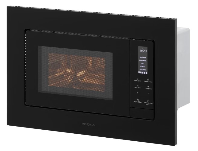 Встраиваемая микроволновая печь KRONA HIMMEL 60 BL - фото 3