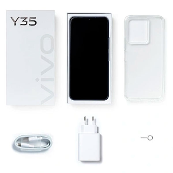 Смартфон Vivo Y35 4/128Gb Agate Black+Рюкзак Vivo YL16 - фото 8