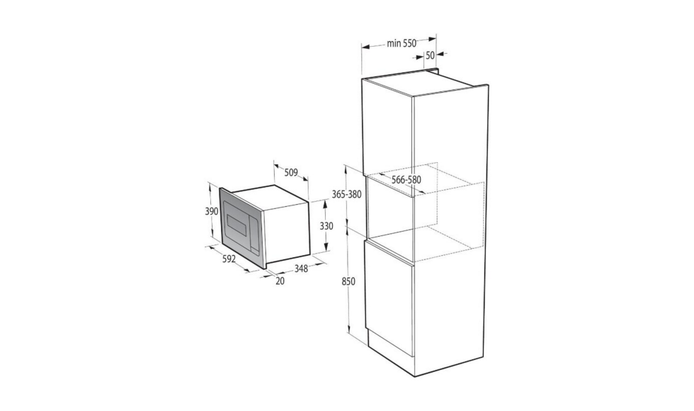Встр.электр. СВЧ-печь Gorenje BM235SYW - фото 6