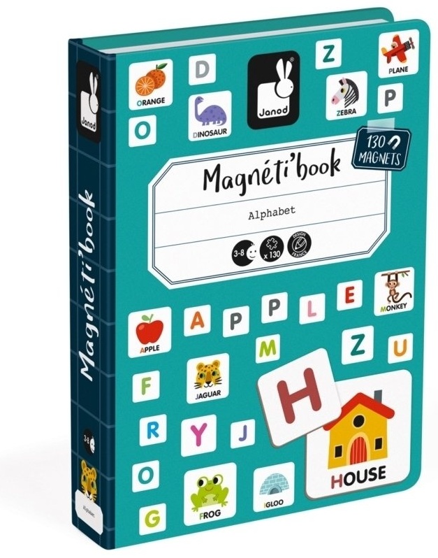 Магнетикбук Английский алфавит JANOD J2712 Магнетикбук Английский алфавит JANOD J2712
