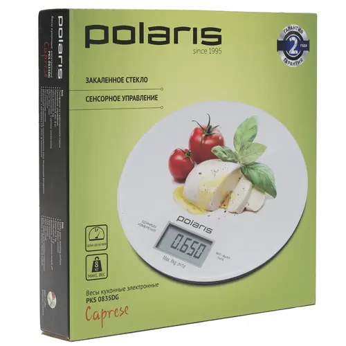 Весы кухонные Polaris PKS 0835DG Caprese - фото 5