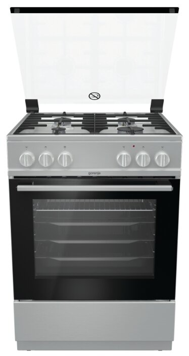 

Газовая плита Gorenje K6121XF серебристая