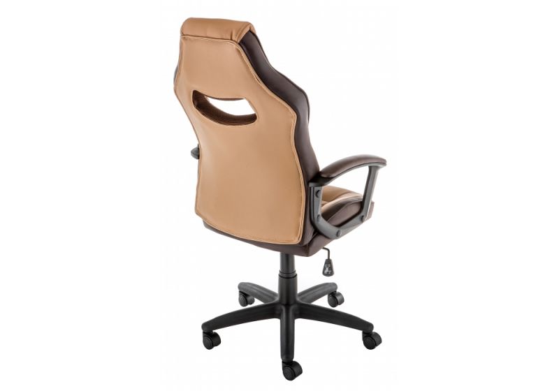 Компьютерное кресло Woodville Gamer темно-бежевое/коричневое - фото 5