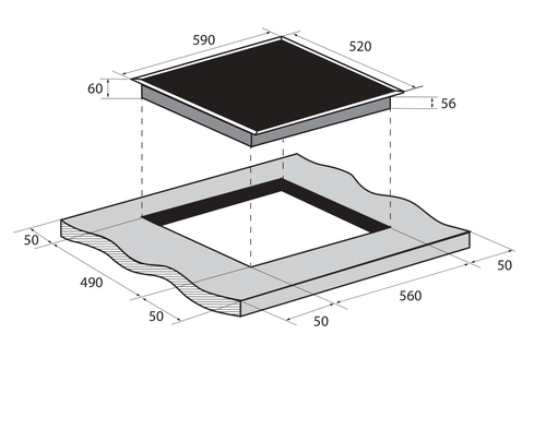 Встраиваемая индукционная поверхность ZUGEL ZIH618B - фото 19