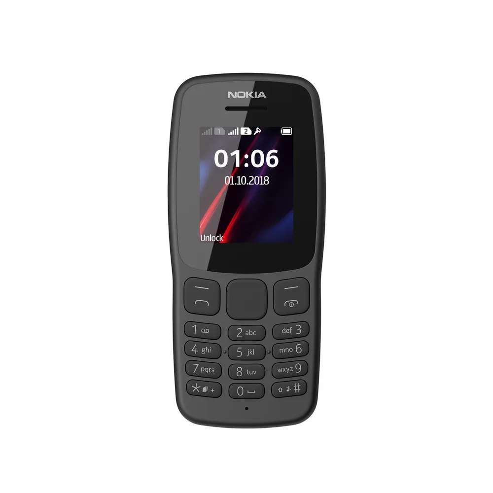 Мобильный телефон NOKIA 106 DS TA-1114 серый