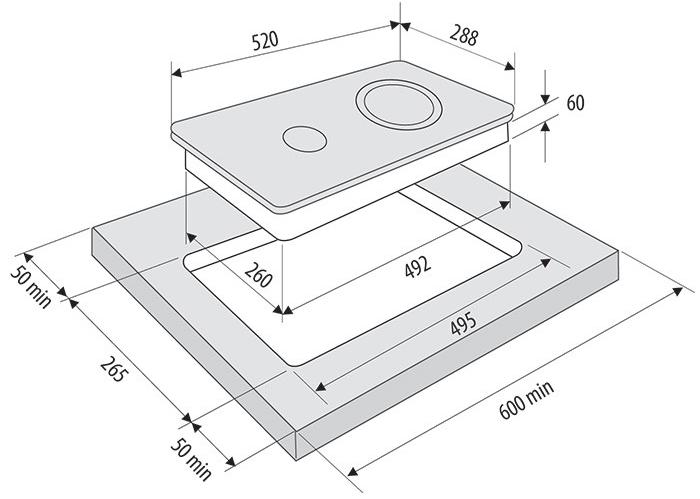 Электрическая варочная поверхность Krona ORSA 30 BL - фото 10