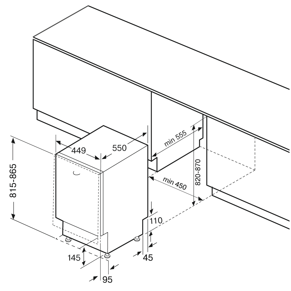 Встраиваемая посудомоечная машина KRONA BRENTA 45 BI V2 - фото 11