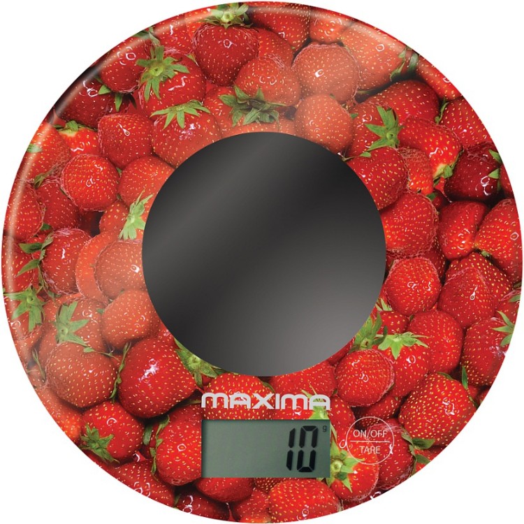 Весы кухонные MAXIMA MS-067 (клубника)