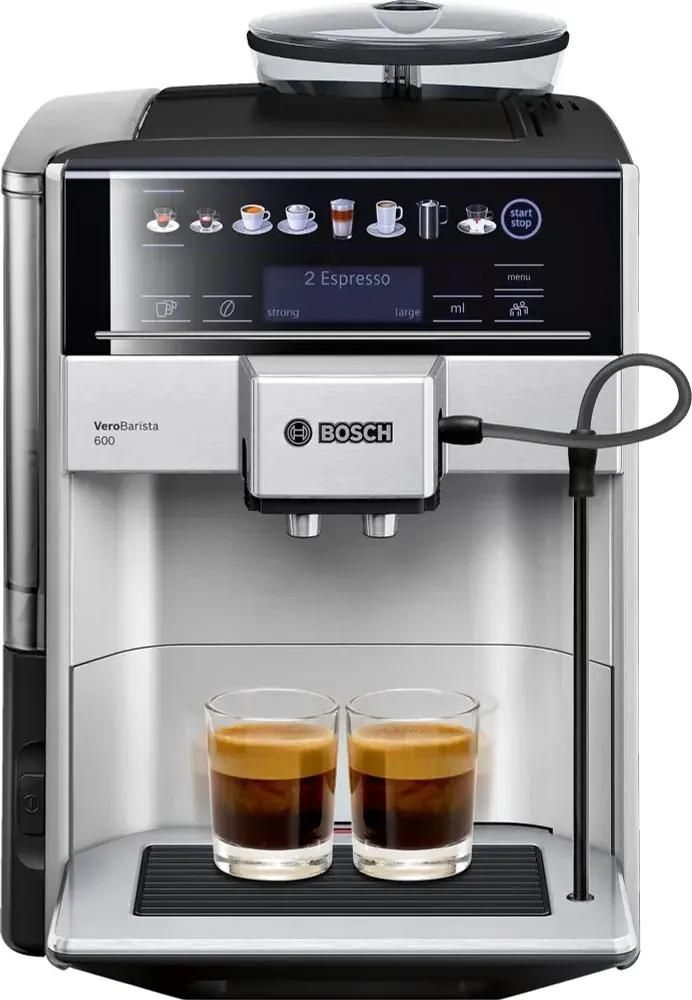 Кофемашина Vero Barista Bosch TIS65621RW серебристая