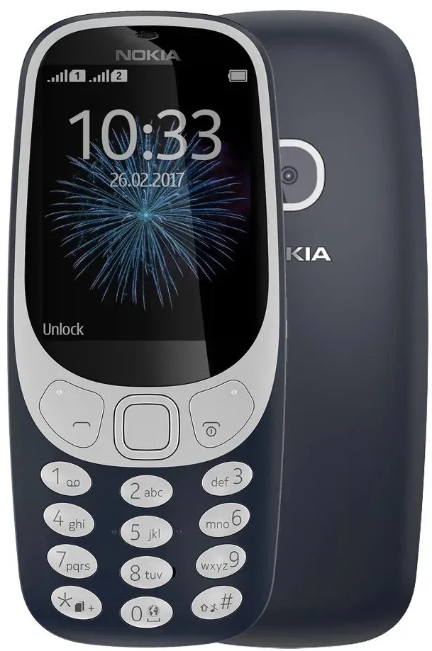 

Мобильный телефон NOKIA 3310 DS TA-1030 синий