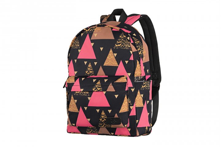 Рюкзак для ноутбука 2E-BPT6114BK 2Е, TeensPack Triangles, чёрный