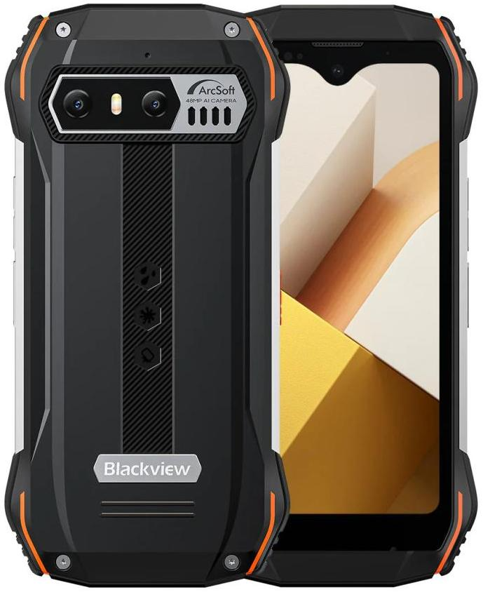 Смартфон Blackview N6000 8+256GB Orange + Наушники Blackview TWS Earphone AirBuds 4 Black