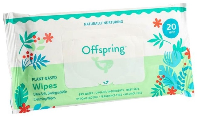 Offspring биоразлагаемые влажные салфетки, 20 шт.