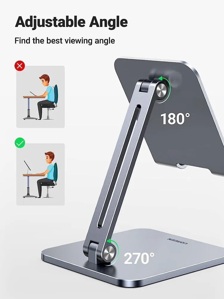 Подставка-держатель для телефона UGREEN LP134 Metal Tablet Stand,40393 - фото 3