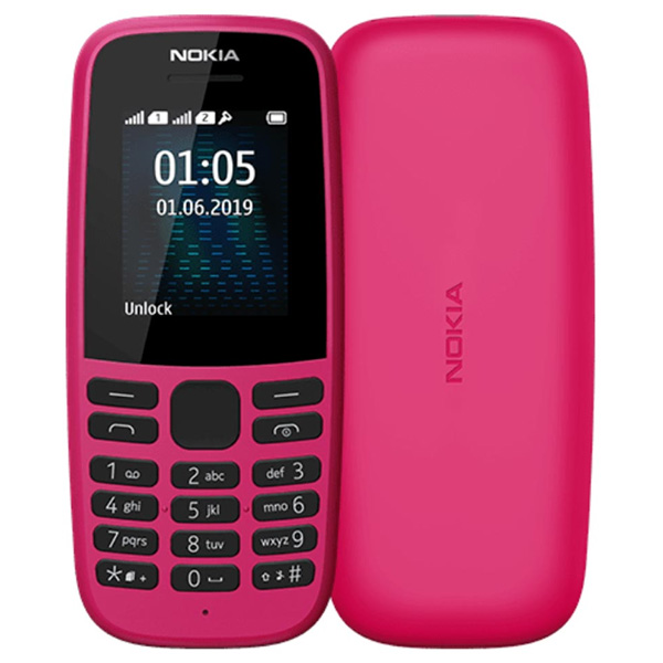 Мобильный телефон NOKIA 105 DS TA-1174 PINK