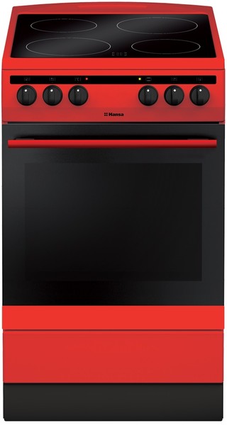 

Электрическая плита Hansa FCCR-58088 красная