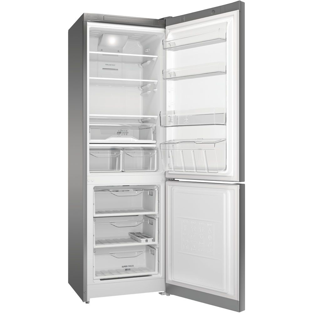 Холодильник Indesit DF 5181 X M серый - фото 2