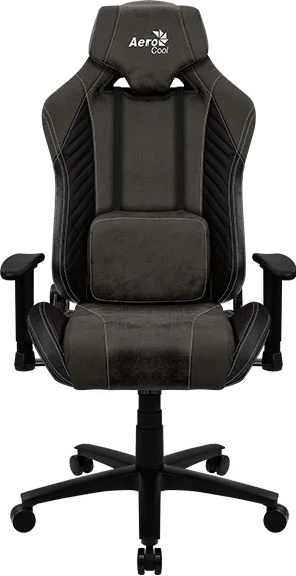 Игровое компьютерное кресло, Aerocool, BARON Iron Black, AeroSuede, Черный