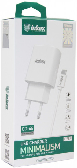 Зарядное устройство Inkax (CD-46-Type-C) Type-C USB