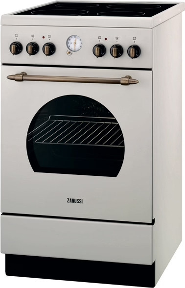

Плита электрическая Zanussi ZCV56GML бежевая