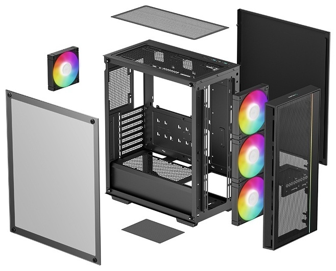 Компьютерный корпус Deepcool MATREXX 55 MESH V4 - фото 12