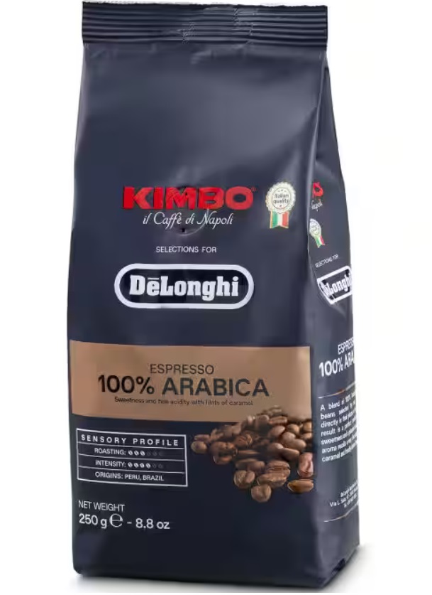 Кофе в зернах Delonghi DLSC612 Arabica 250 гр - фото 1