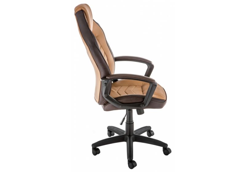 Компьютерное кресло Woodville Gamer темно-бежевое/коричневое - фото 6