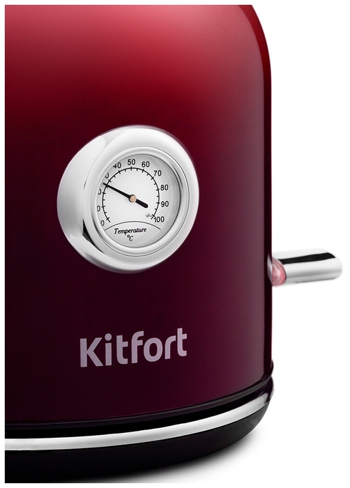 Электрочайник Kitfort КТ-679-1 красный - фото 4