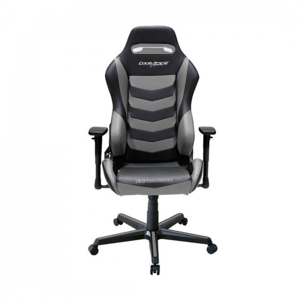 Игровое компьютерное кресло, DX Racer, OH/DM166/NG, Чёрный-серый