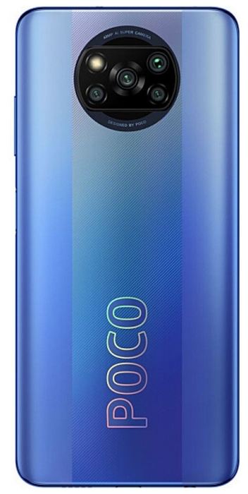 Мобильный телефон Poco X3 Pro 6GB 128GB (Frost Blue), Синий - фото 3