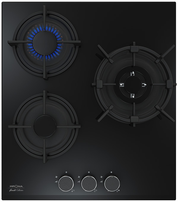 Газовая варочная поверхность Krona FIERO 45 BL