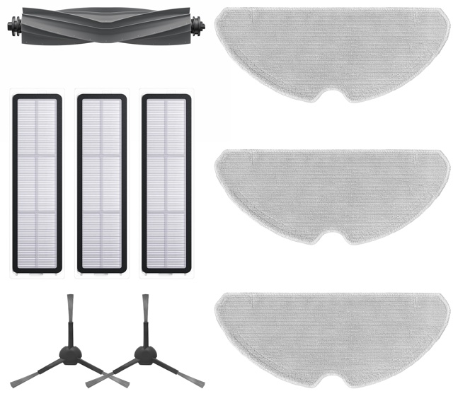 Набор аксессуаров для робота пылесоса Dreame RAK43 для моделей D9 Max gen2D9 Max Gen 2 SE Набор аксессуаров для робота пылесоса Dreame RAK43 для моделей D9 Max gen2D9 Max Gen 2 SE