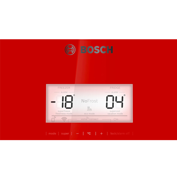 Холодильник Bosch KGN39LR31R красный - фото 4